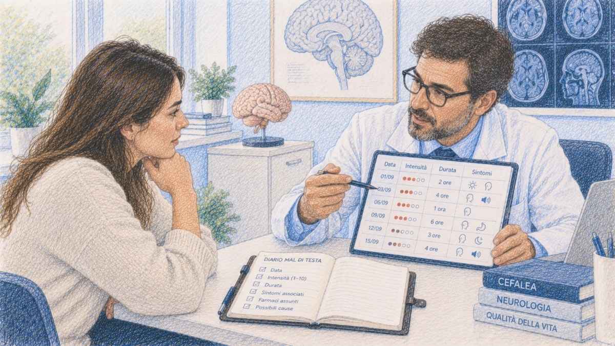 Mal di testa frequente Come si svolge la visita neurologica per il mal di testa
